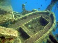 Sad lifeboat on the Zenobia