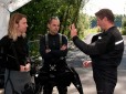 Rich Walker with trainees