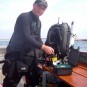 Picture of deep wreck diver Alex Vassallo of Custom Divers