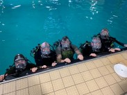 Aga FFM training in the pool