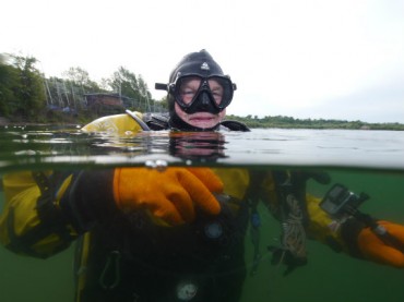 Shore diver returns to the water after COVID-19 lockdown Shore diver returns to the water after COVID-19 lockdown